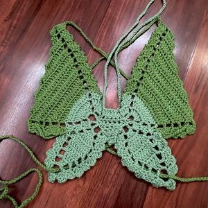 Butterfly crotchet top!!